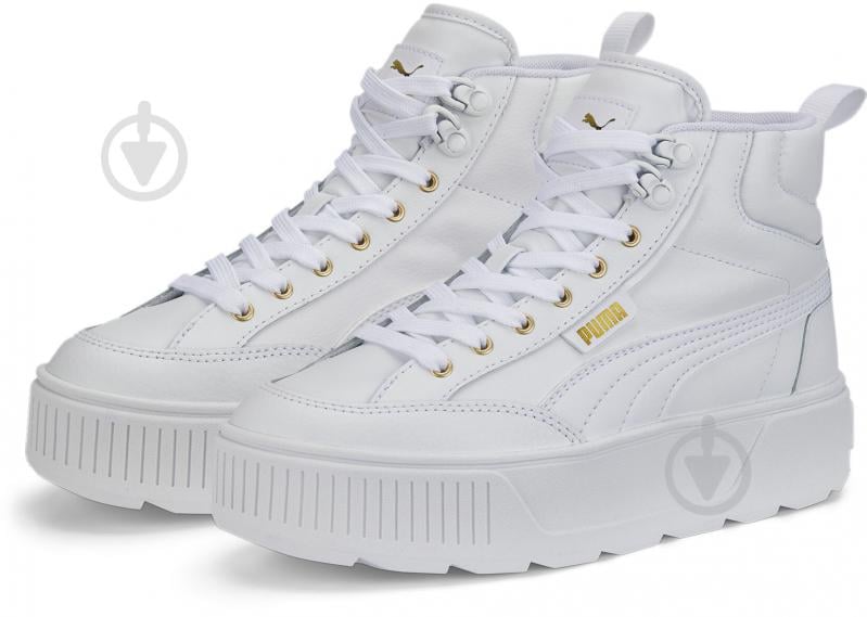 Кросівки жіночі демісезонні Puma KARMEN MID 38585701 р.37 білі - фото 3