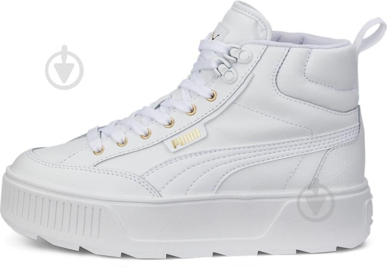 Кроссовки женские демисезонные Puma KARMEN MID 38585701 р.38,5 белые - фото 1