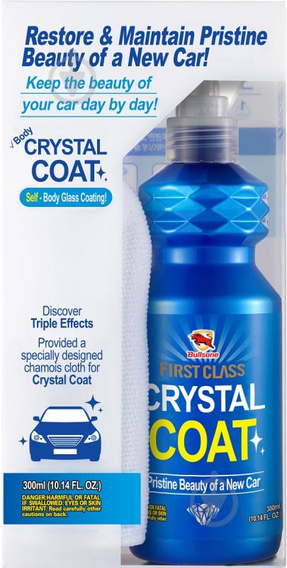 Полироль кузова восстановительный Crystal Coat BULLSONE WAX-21004-900 мл300 - фото 1