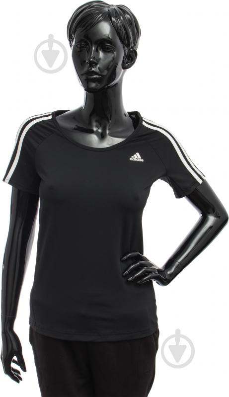 Футболка Adidas BASIC 3S P TEE AY7823 р.M черный - фото 1 Футболка Adidas BASIC 3S P TEE AY7823 р.M черный - фото 1