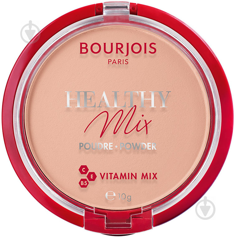 Пудра компактная Bourjois HEALTHY MIX витаминная 03 pink beige 10 г - фото 1