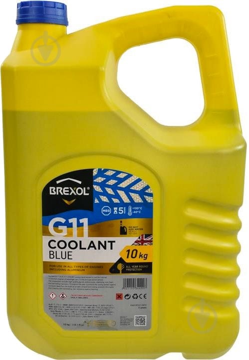 Антифриз BREXOL BLUE G11 Antifreeze (синій) 10kg