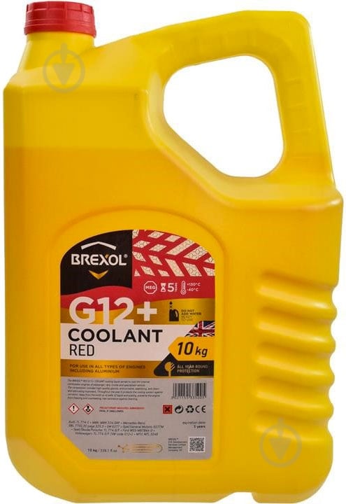 Антифриз BREXOL RED G12+ Antifreeze (червоний) 10kg