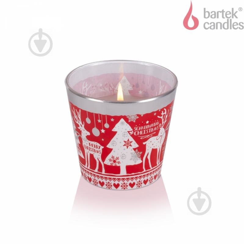 Свічка ароматична Bartek Candles Скандинавія (скло 115 г) - фото 4