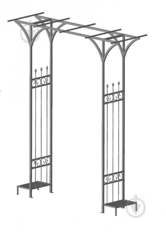 Арка садовая Тории 2400х1450х450 мм - фото 1