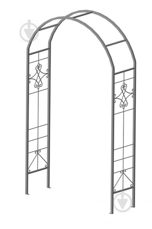 Арка садовая Европейская 2400х1450х400 мм - фото 1