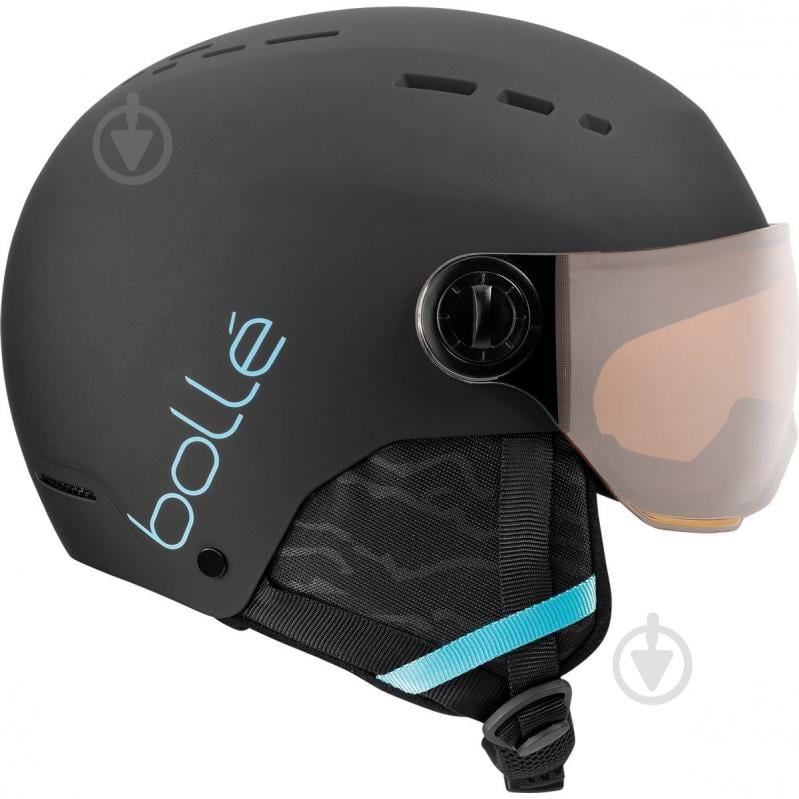 Шолом Bolle Quiz Visor 31937-Black 52-55 чорний - фото 2 Шолом Bolle Quiz Visor 31937-Black 52-55 чорний - фото 2