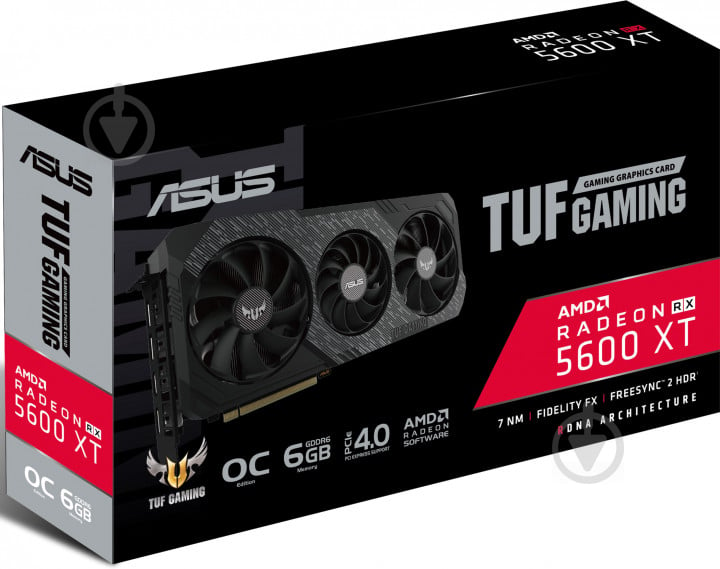 Видеокарта Asus Radeon RX 5600 XT TUF Gaming X3 EVO OC 6GB GDDR6 192bit (TUF3-RX5600XT-O6G-EVO-GAMING) - фото 12