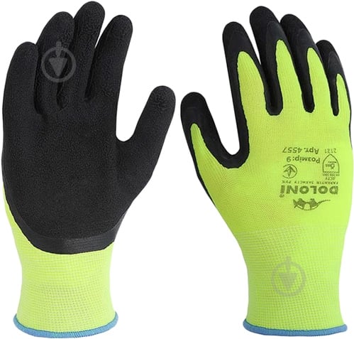 Перчатки Doloni латексные с покрытием латекс XL (10) 4557 - фото 1