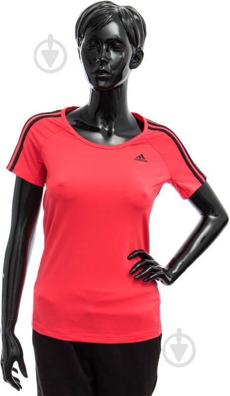 Футболка Adidas BASIC 3S P TEE AZ3250 р.S коралловый - фото 1