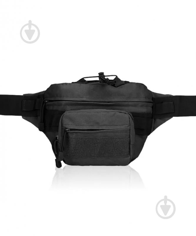 Сумка 1991 ТМ поясная тактическая, черная - фото 2 Сумка 1991 ТМ поясная тактическая, черная - фото 2