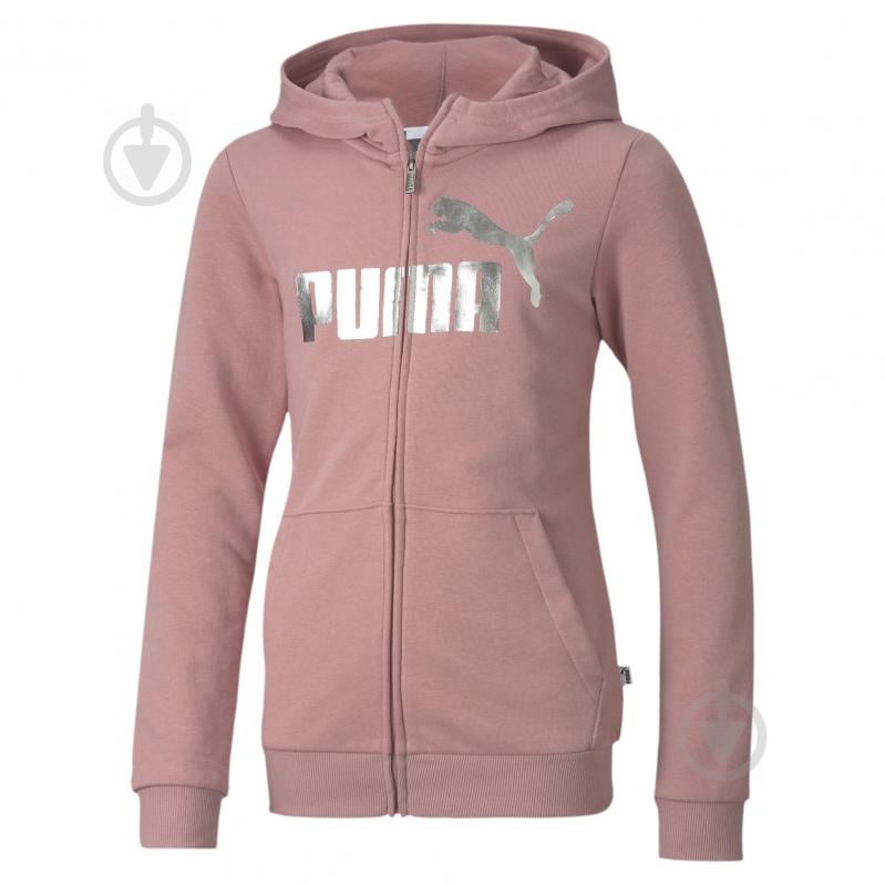 Джемпер Puma ESS+ Hooded Sweat Jacket 58255816 розовый - фото 1