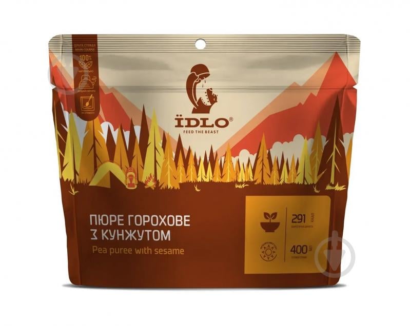 Продукты сушеные ЇDLO Пюре гороховое с кунжутом 90 г - фото 1 Продукты сушеные ЇDLO Пюре гороховое с кунжутом 90 г - фото 1