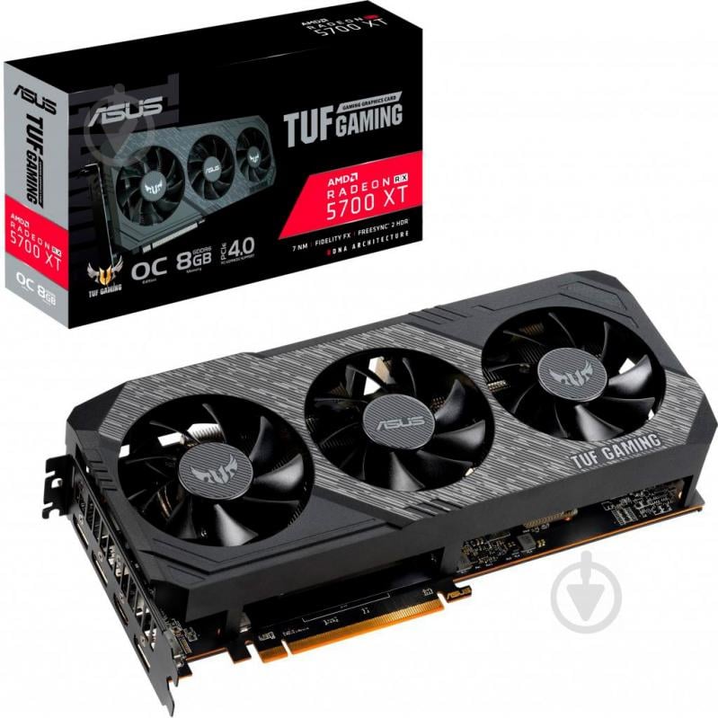 Відеокарта Asus Radeon RX 5700 XT TUF3 EVO Gaming OC 8GB GDDR6 256bit (TUF3-RX5700XT-O8G-GAMING) - фото 9