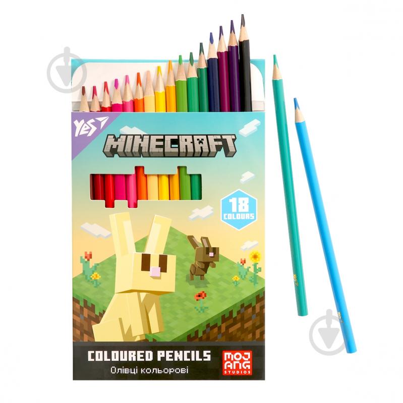 Карандаши цветные Minecraft Spring 18 шт. (290773) YES - фото 4