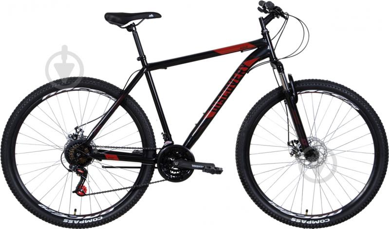 Велосипед Discovery 29"" 19"(48 см) ST Rider AM DD OPS-DIS-29-147 чорно-червоний - фото 1