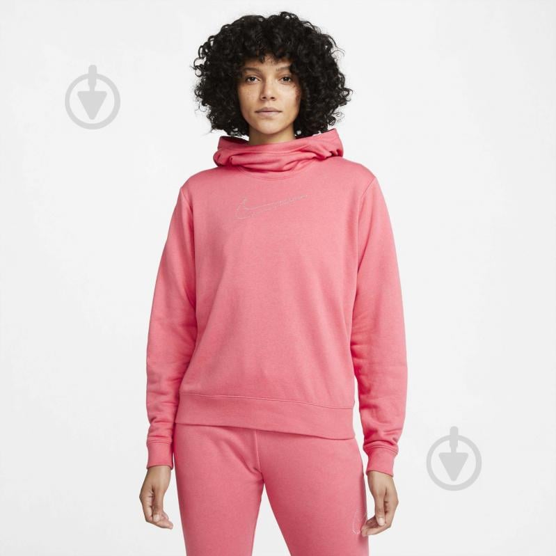 Джемпер Nike W NSW FLC GX FNL HOODIE FTRA DD5836-622 р. XS рожевий - фото 1