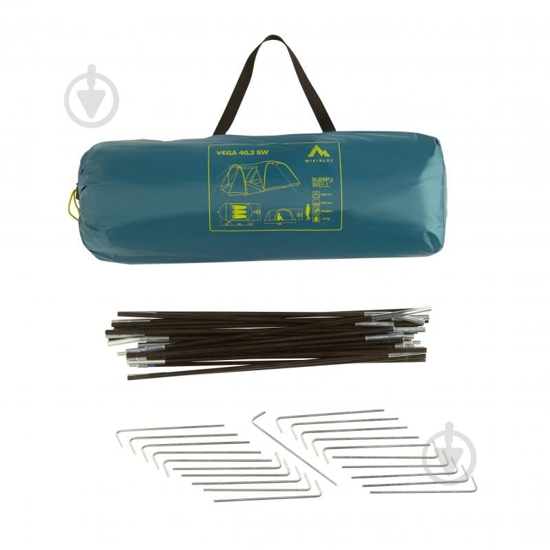 Палатка кемпинговая McKinley 40.3 SW синий 431162-900626 - фото 12