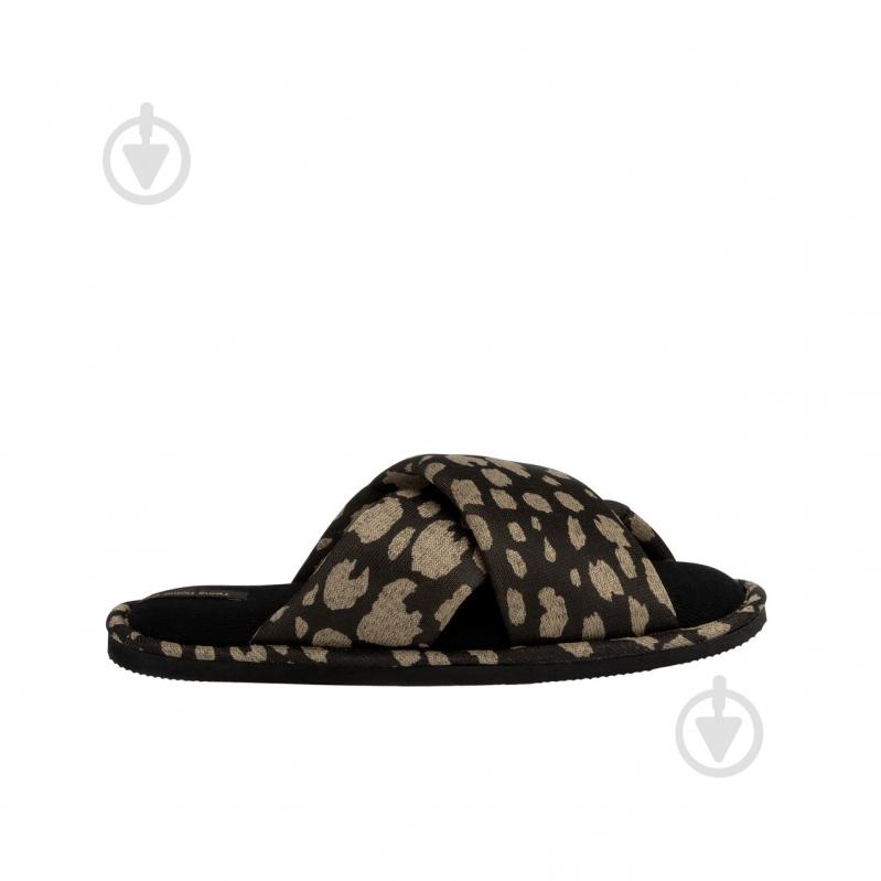 Тапки домашние Twins HS-VL перекрест энимал 11547 р.36/37 черный - фото 4