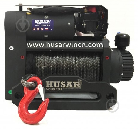 Лебедка Husar S BST 12000 Lbs synthetic 5443 кг 12 В - фото 1