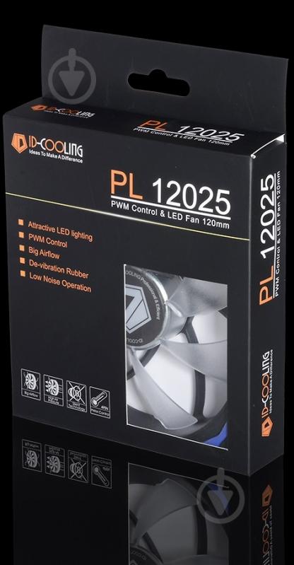 Вентилятор для корпуса ID-Cooling PL-12025-B - фото 4