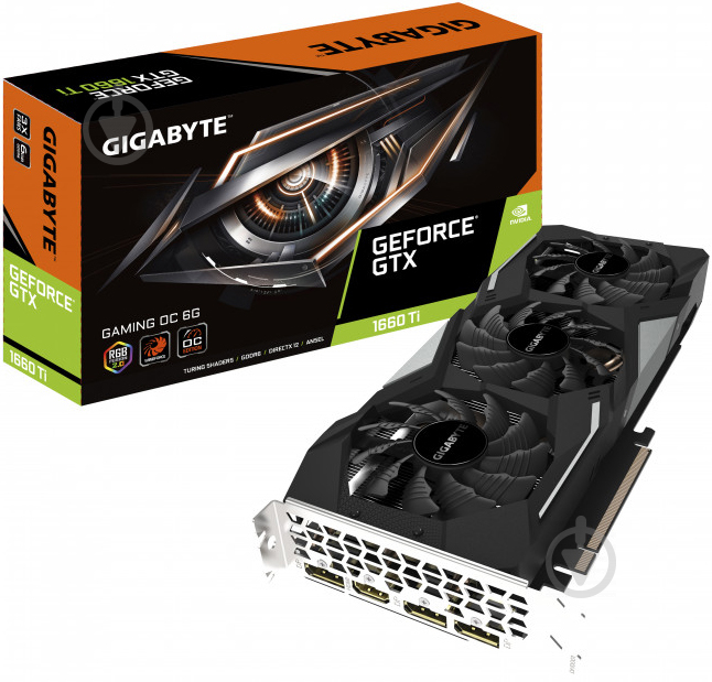 Відеокарта Gigabyte GeForce GTX 1660 Ti Gaming OC 6GB GDDR6 192bit (GV-N166TGAMING OC-6GD) - фото 6