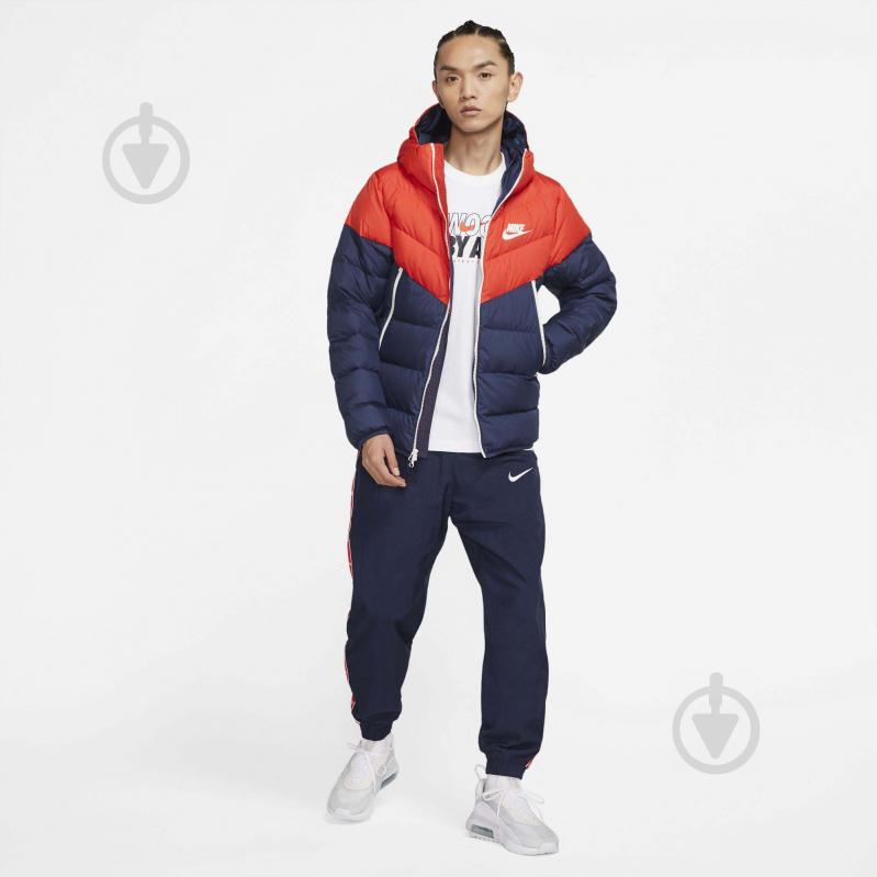 Пуховик мужской зимний Nike M NSW DWN FILL WR JKT HD NFS CU0225-673 р.2XL красно-синий - фото 6