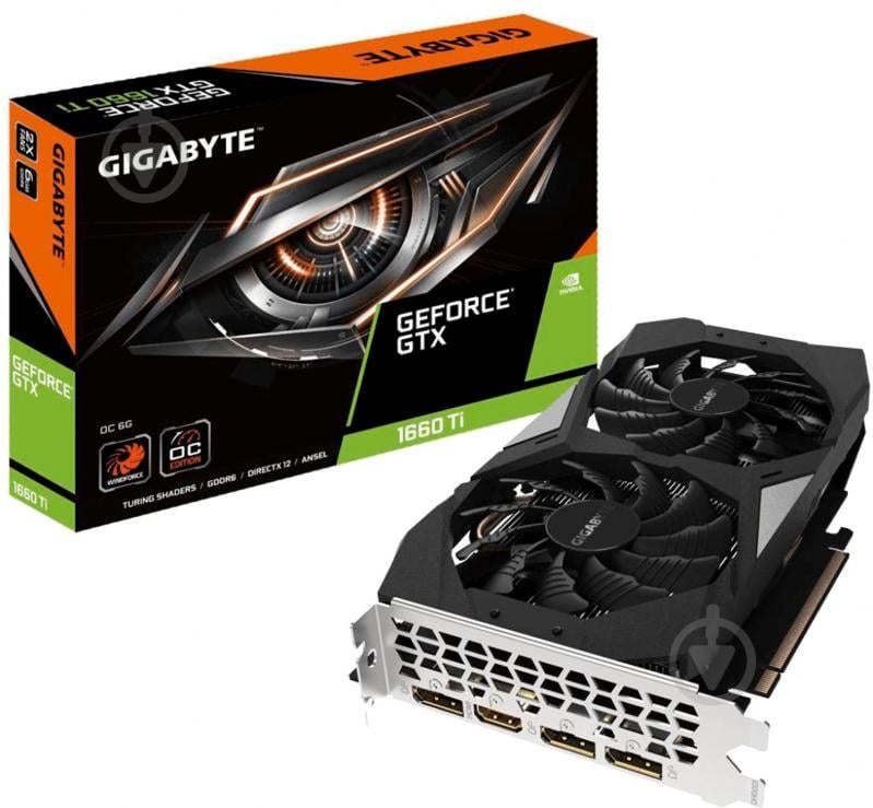 Відеокарта Gigabyte GeForce GTX 1660 6GB GDDR6 192bit (GV-N166TOC-6GD) - фото 6