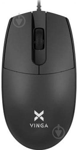 Мышь Vinga black (MS-110 Black) - фото 3