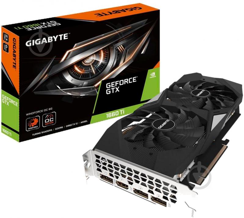 Видеокарта Gigabyte GeForce GTX 1660 6GB GDDR6 192bit (GV-N166TWF2OC-6GD) - фото 6