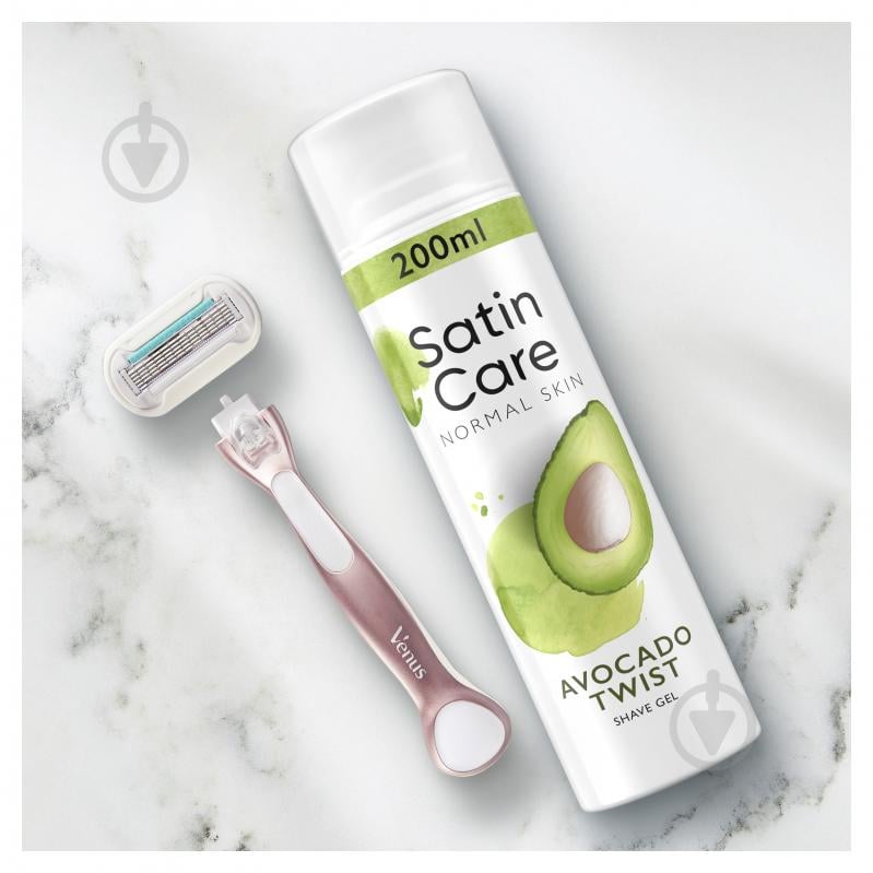 Гель для бритья SATIN CARE Satin Care Avocado Twist 200 мл - фото 7