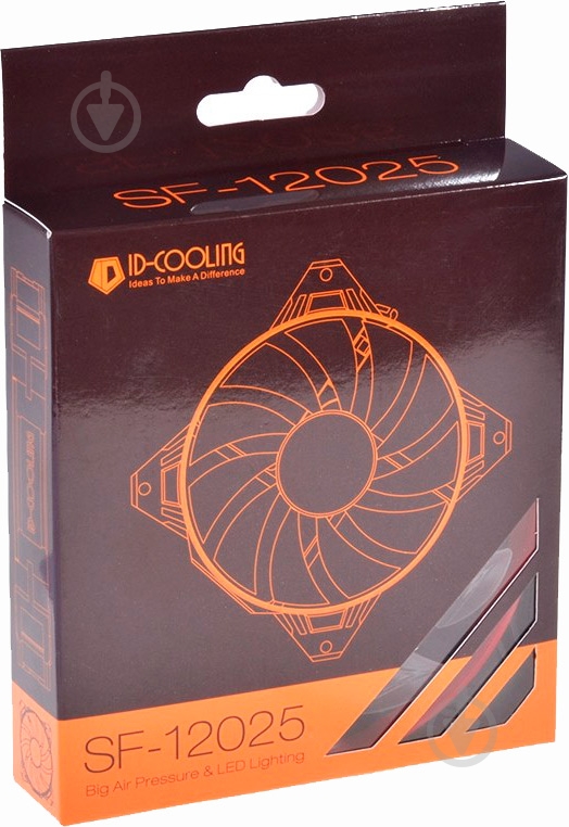 Корпусный кулер ID-Cooling SF-12025 White LED - фото 6