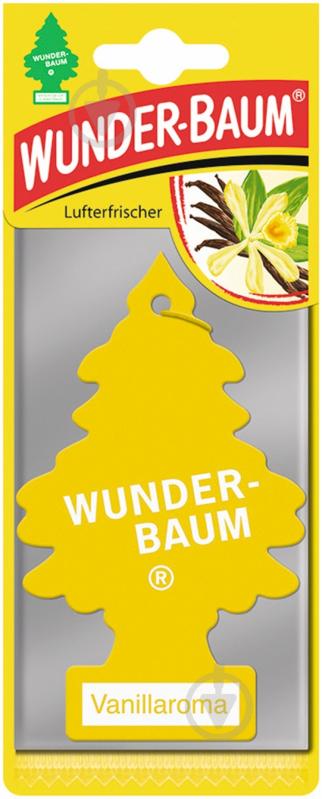 Ароматизатор підвісний WUNDER BAUM ваніль - фото 1 Ароматизатор підвісний WUNDER BAUM ваніль - фото 1