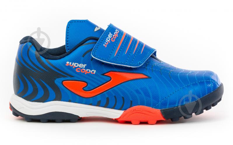 Сороконожки Joma SUPER COPA JR 2004 ROYAL-CORAL TURF SJW.R2004.TF р.30 синий - фото 1