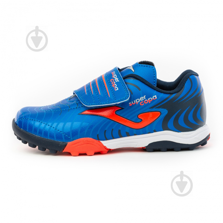 Сороконожки Joma SUPER COPA JR 2004 ROYAL-CORAL TURF SJW.R2004.TF р.30 синий - фото 2