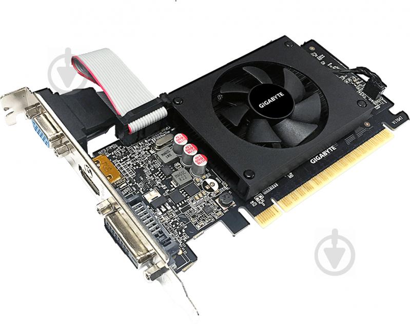 Відеокарта Gigabyte GeForce GT710 2GB GDDR5 64bit (GV-N710D5-2GIL) - фото 1