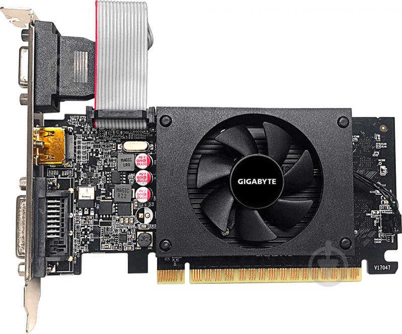 Відеокарта Gigabyte GeForce GT710 2GB GDDR5 64bit (GV-N710D5-2GIL) - фото 2