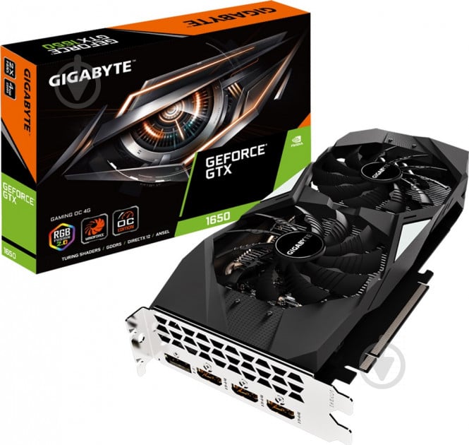 Видеокарта Gigabyte GeForce GTX 1650 Gaming OC 4GB GDDR5 128bit (GV-N1650GAMING OC-4GD) - фото 8