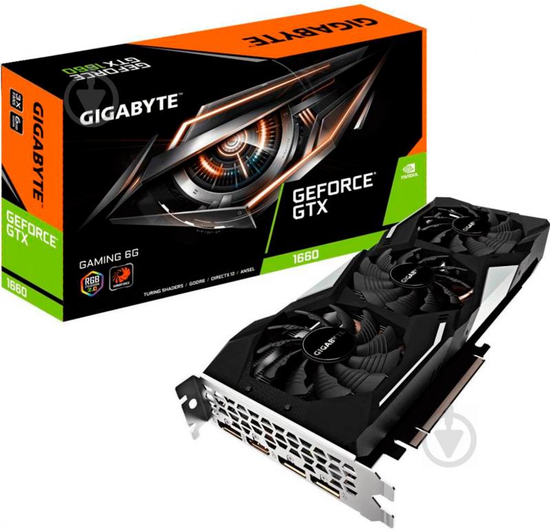 Відеокарта Gigabyte GeForce GTX 1660 6GB GDDR5 192bit (GV-N1660GAMING-6GD) - фото 6