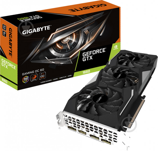 Видеокарта Gigabyte GeForce GTX 1660 Gaming OC 6GB GDDR5 192bit (GV-N1660GAMING OC-6GD) - фото 6