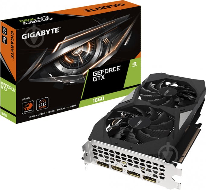 Відеокарта Gigabyte GeForce GTX 1660 OC 6GB GDDR5 192bit (GV-N1660OC-6GD) - фото 6