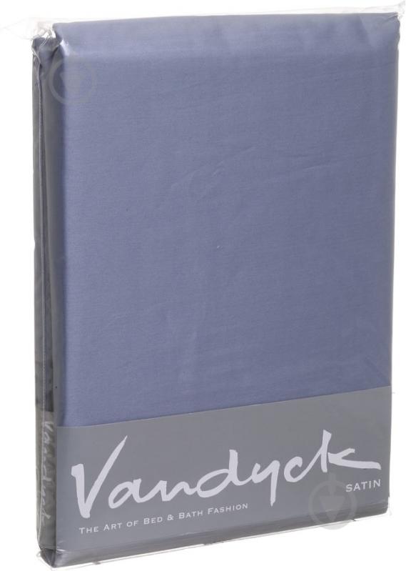 Простынь Flatsheets 270x240 см синий Vandyck - фото 3