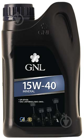 Моторне мастило GNL Mineral ++ API SL/CF 15W-40 1 л (60188001) - фото 1