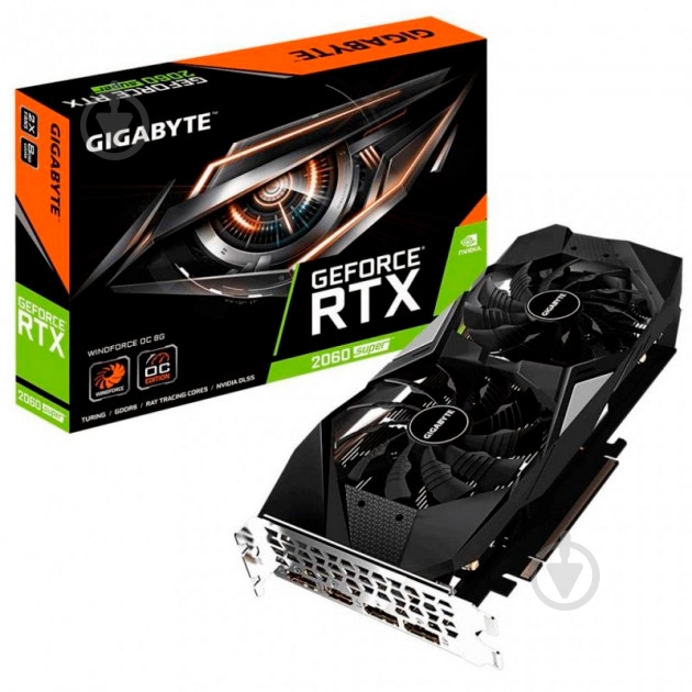 Видеокарта Gigabyte GeForce RTX 2060 Super WindForce OC 8GB GDDR6 256bit (GV-N206SWF2OC-8GD) - фото 5 Видеокарта Gigabyte GeForce RTX 2060 Super WindForce OC 8GB GDDR6 256bit (GV-N206SWF2OC-8GD) - фото 5