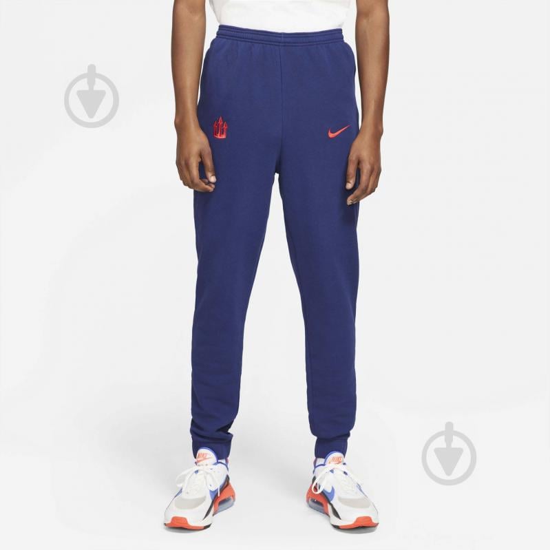 Брюки Nike ATM M NK GFA FLC PANT FT CW0569-421 р. S синий - фото 1