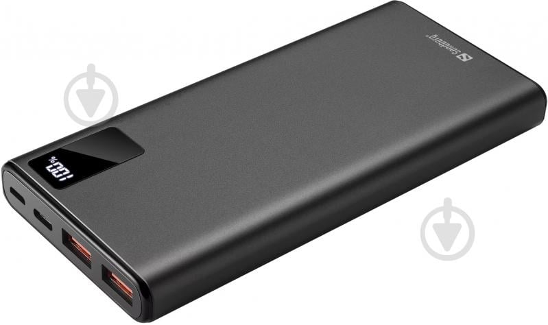 Повербанк Sandberg USB-C PD 20W 10000 mAh black (420-58) - фото 1