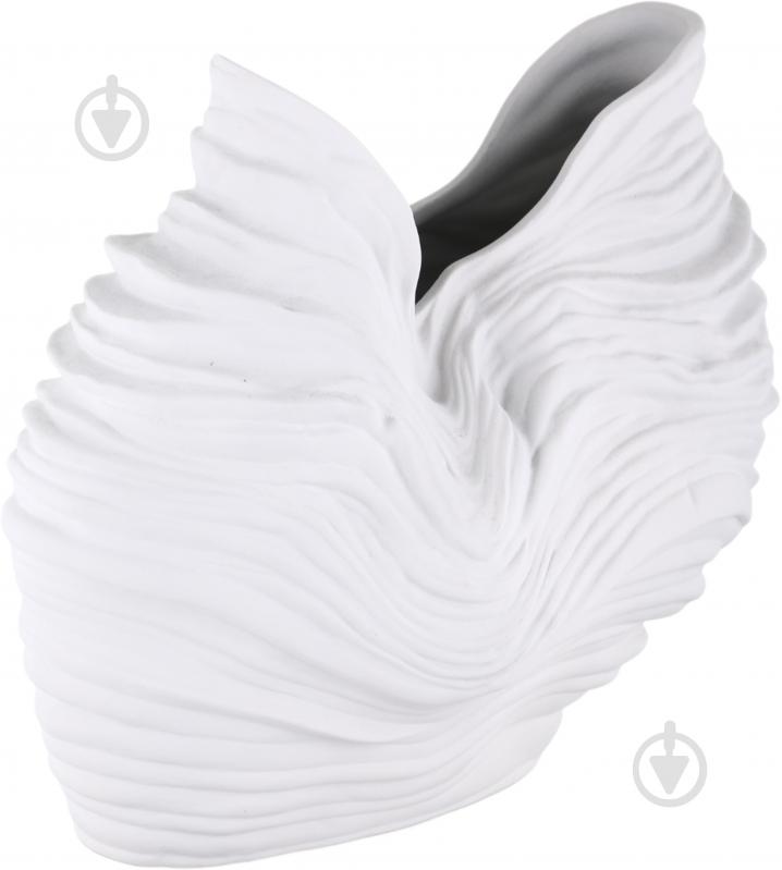 Ваза фарфоровая Inari Aruba 36 см белая ZH473-1D - фото 1 Ваза фарфоровая Inari Aruba 36 см белая ZH473-1D - фото 1