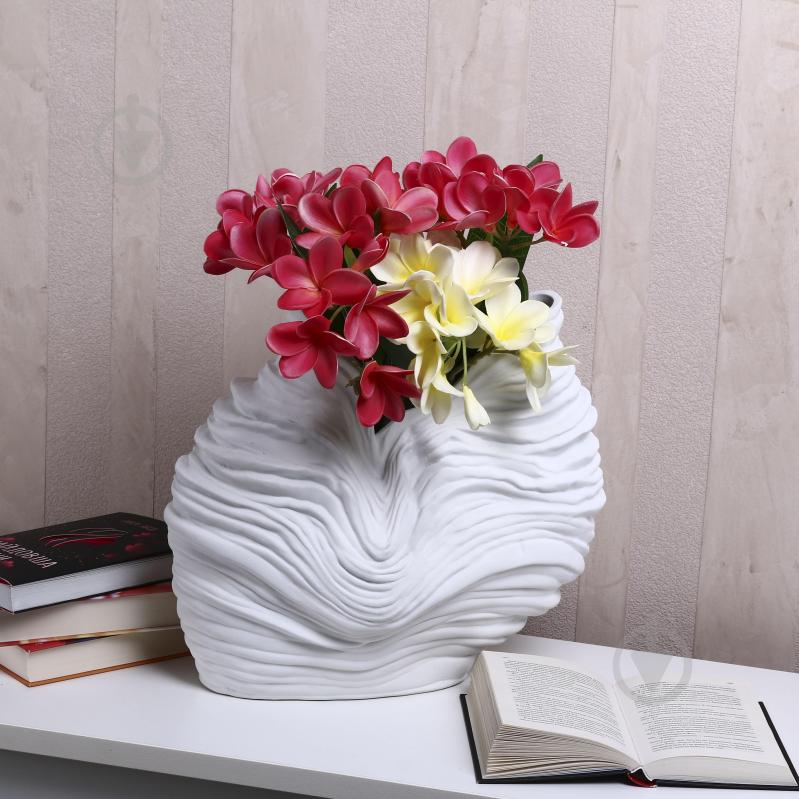 Ваза фарфоровая Inari Aruba 36 см белая ZH473-1D - фото 5 Ваза фарфоровая Inari Aruba 36 см белая ZH473-1D - фото 5