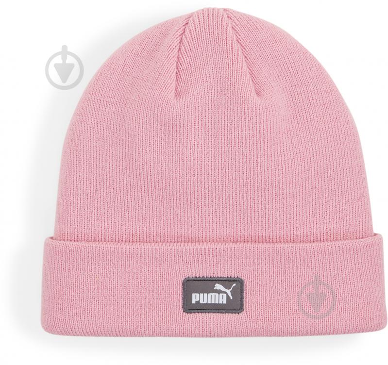 Шапка Puma PUMA Classic Cuff Beanie Jr 02589402 р.one size рожевий - фото 1