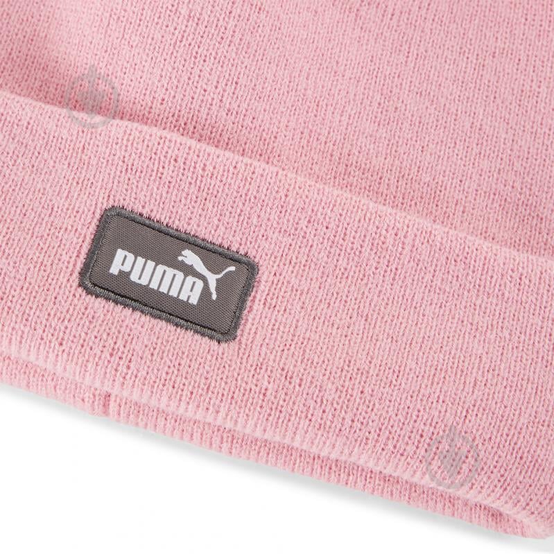 Шапка Puma PUMA Classic Cuff Beanie Jr 02589402 р.one size рожевий - фото 3